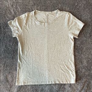 JCrew Girlfriend Tee in Grey